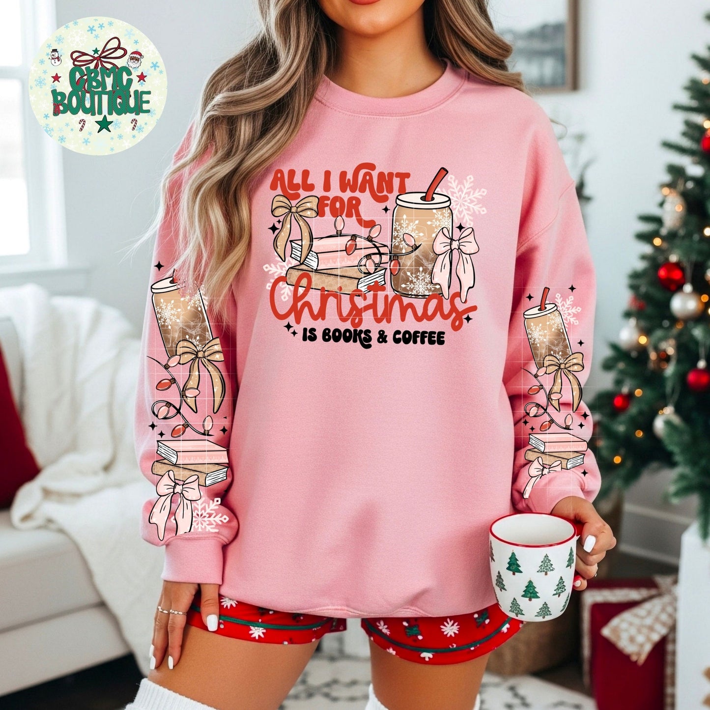 All I Want For Christmas Is Books and Coffee