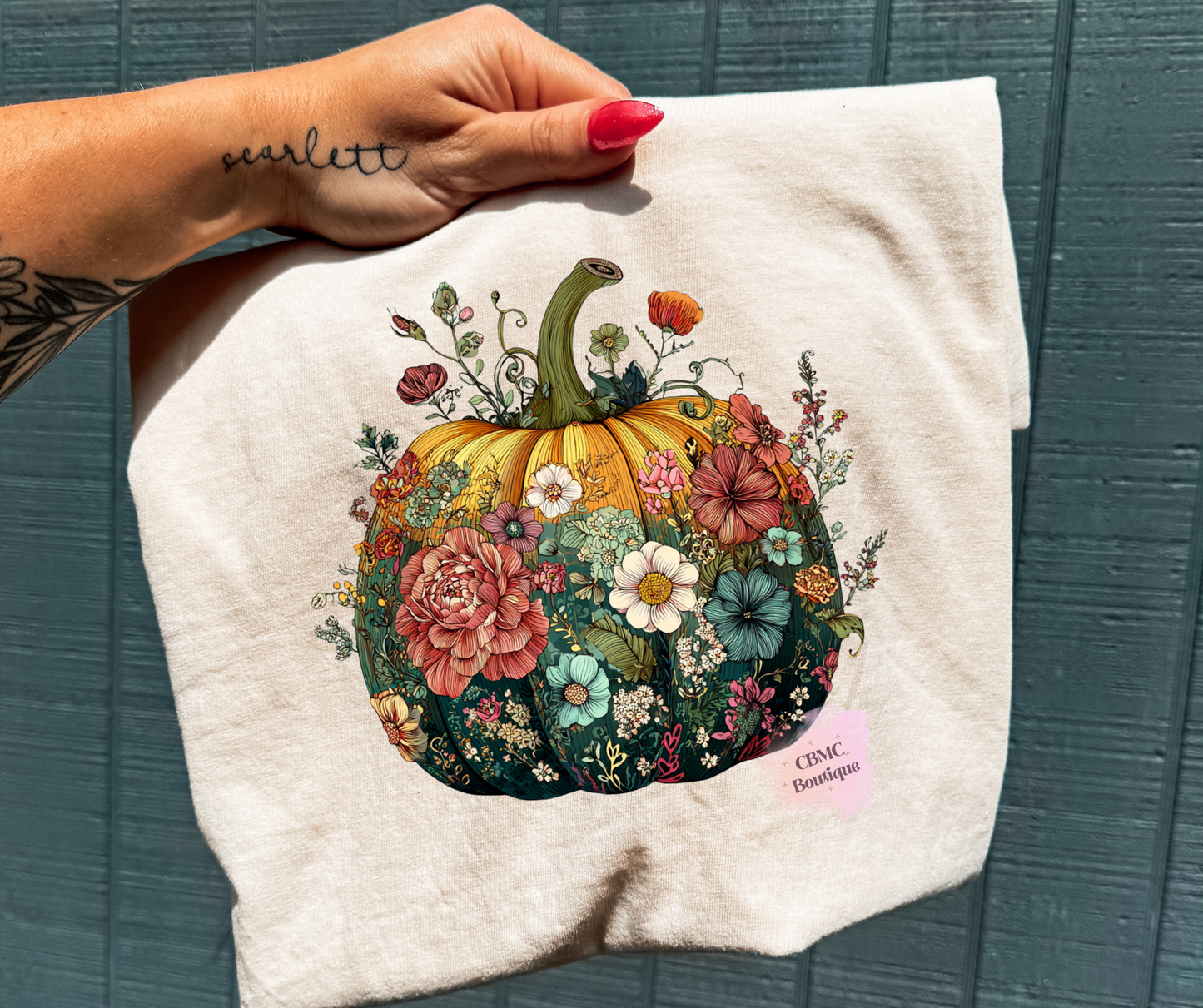 Pumpkins & Flowers