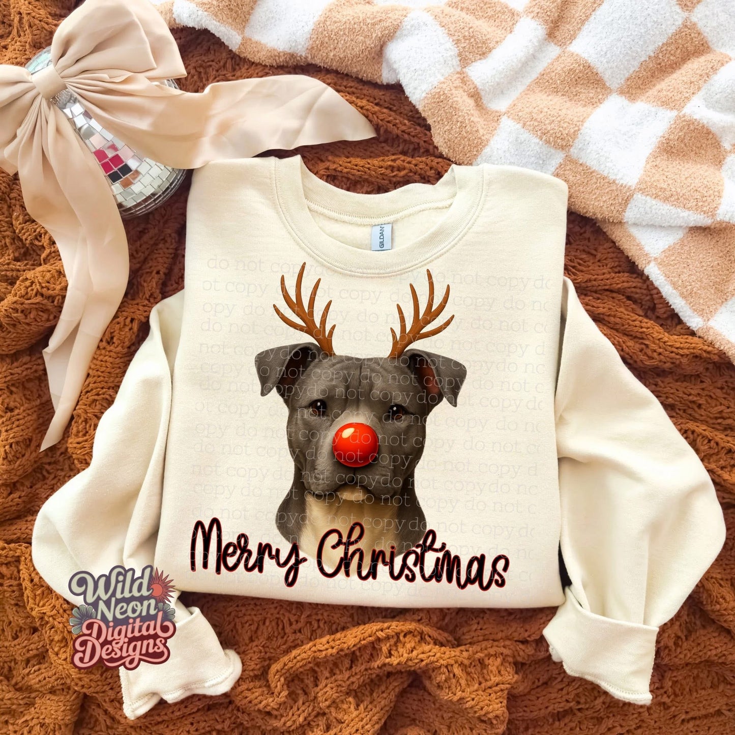 Christmas Reindeer Dog
