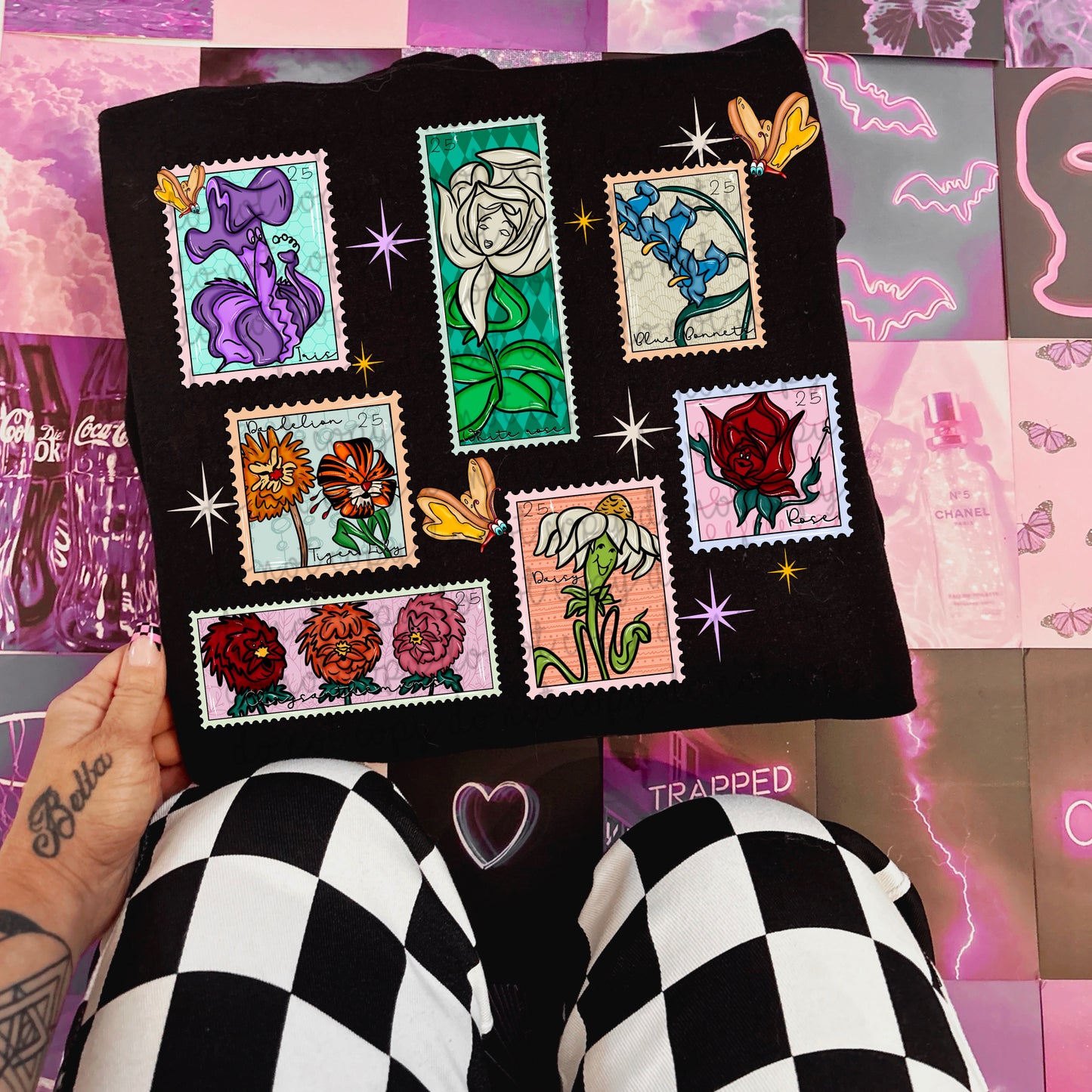 Flower stamps