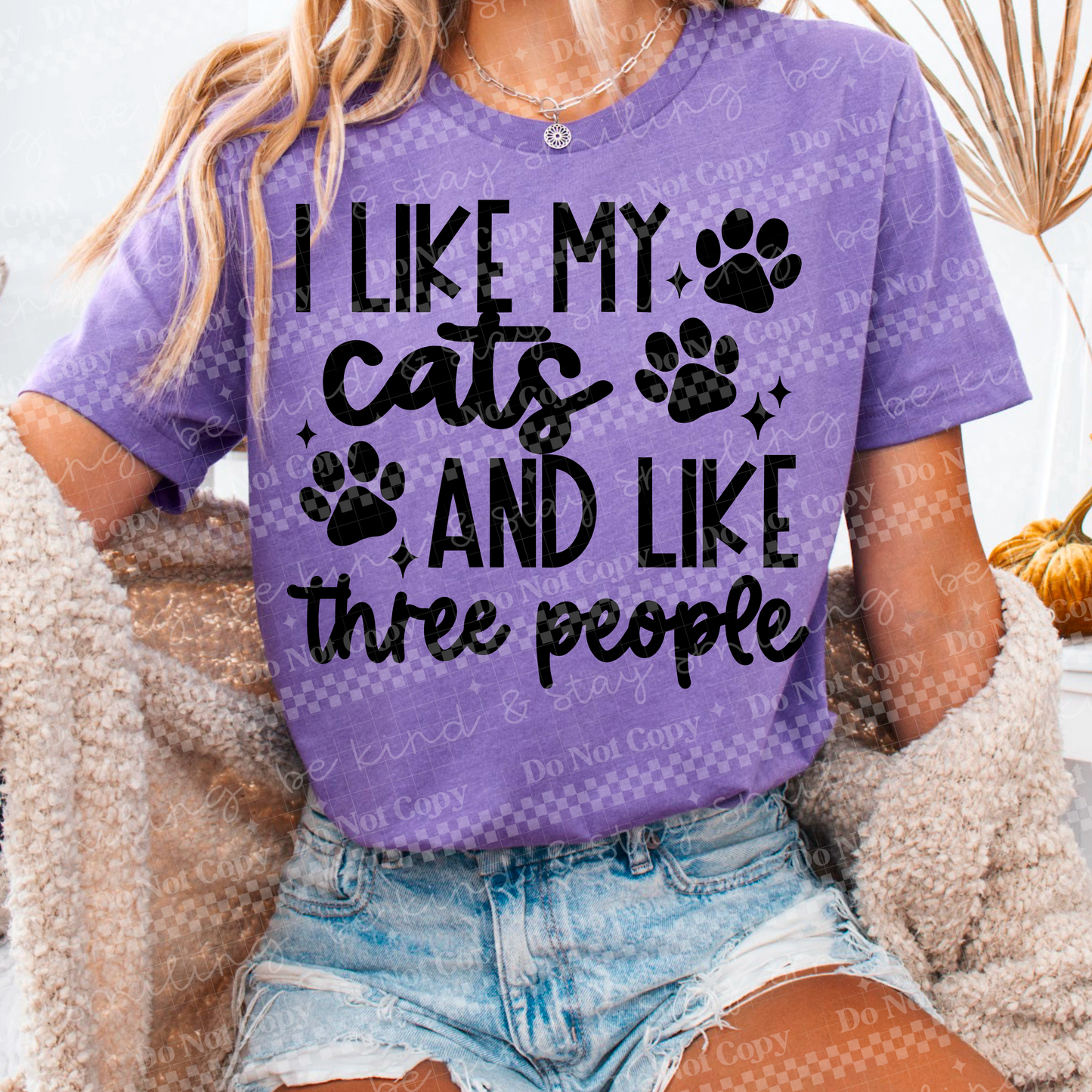 I like My Cat and Like Three People