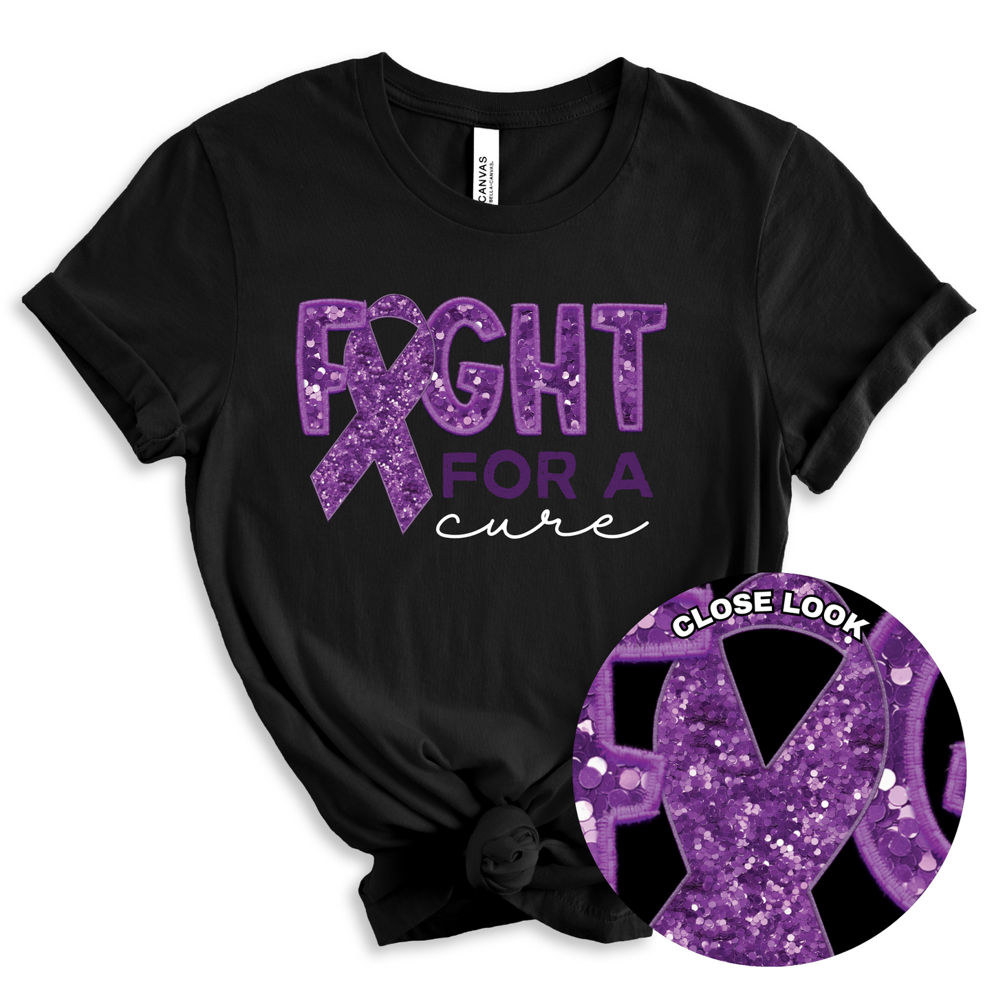 Fight for a Cure-Purple Ribbon