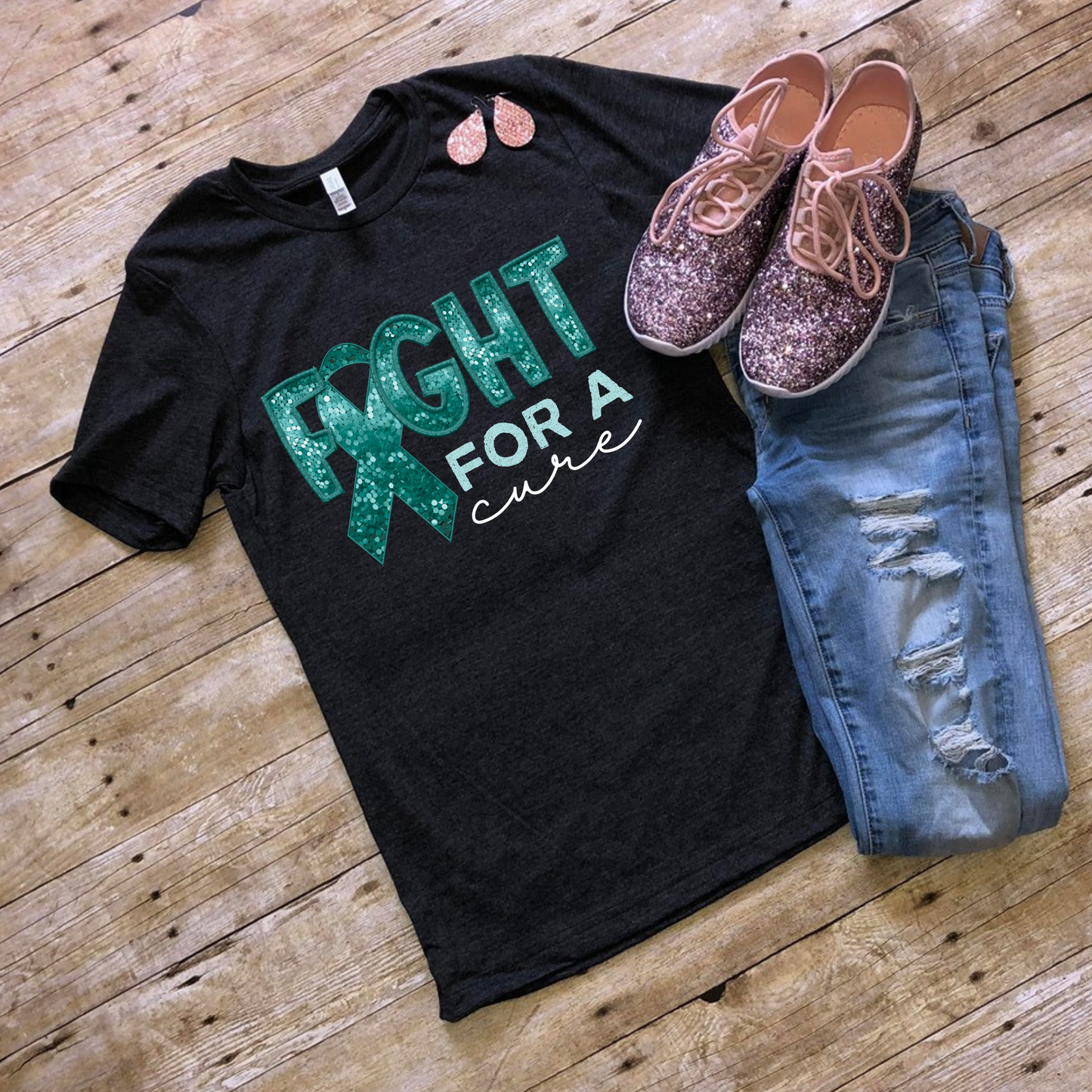 Fight for a Cure-Teal Ribbon