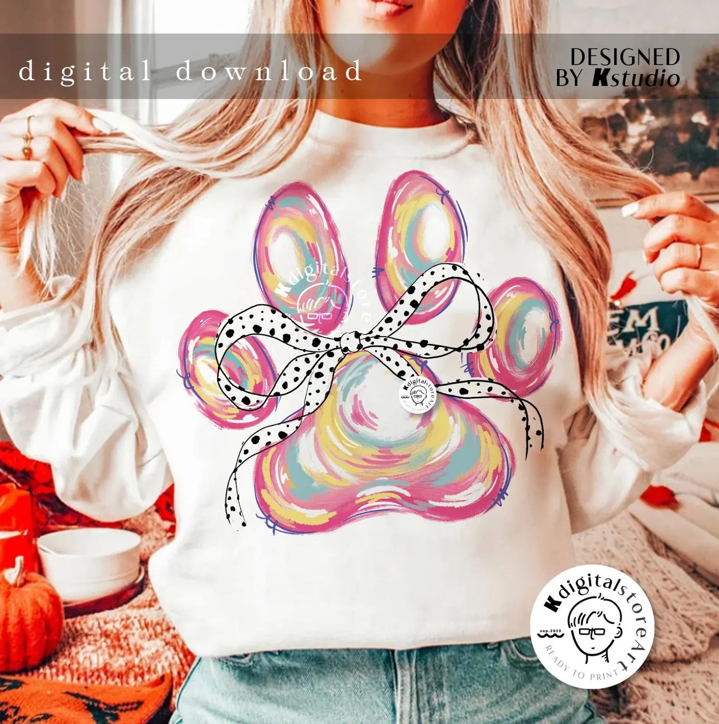 Dog Lover Floral Coquette