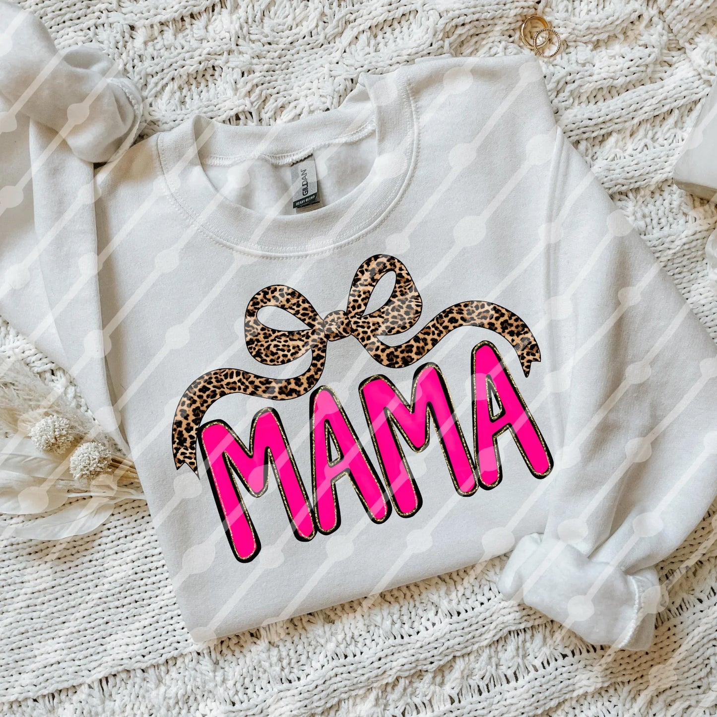 Leopard Bow Mama