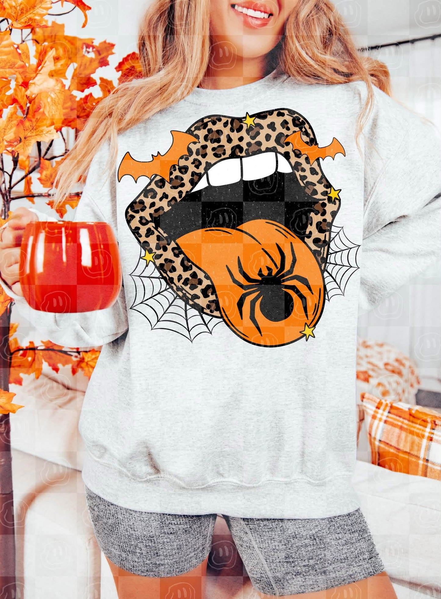 Leopard Lips Halloween DTF Transfer #252