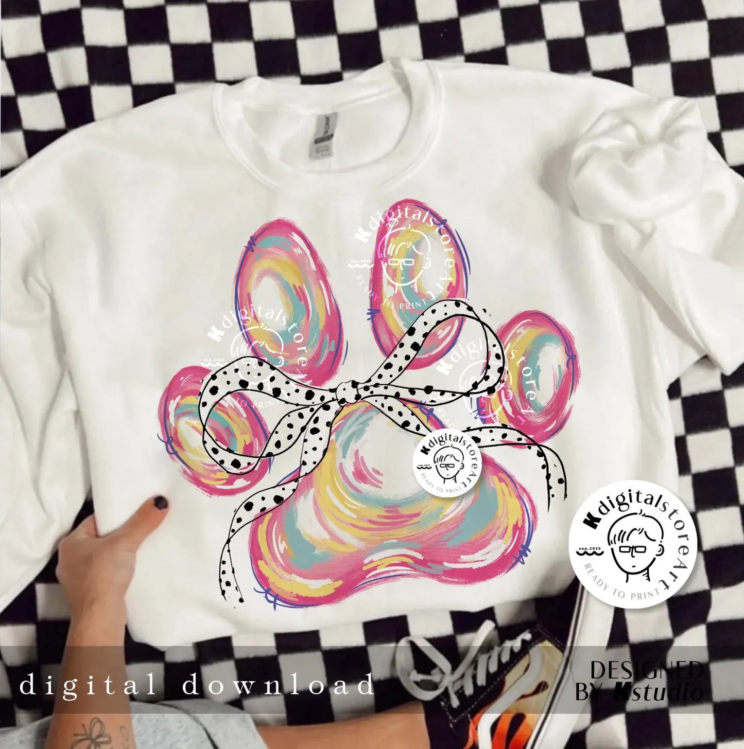 Dog Lover Floral Coquette