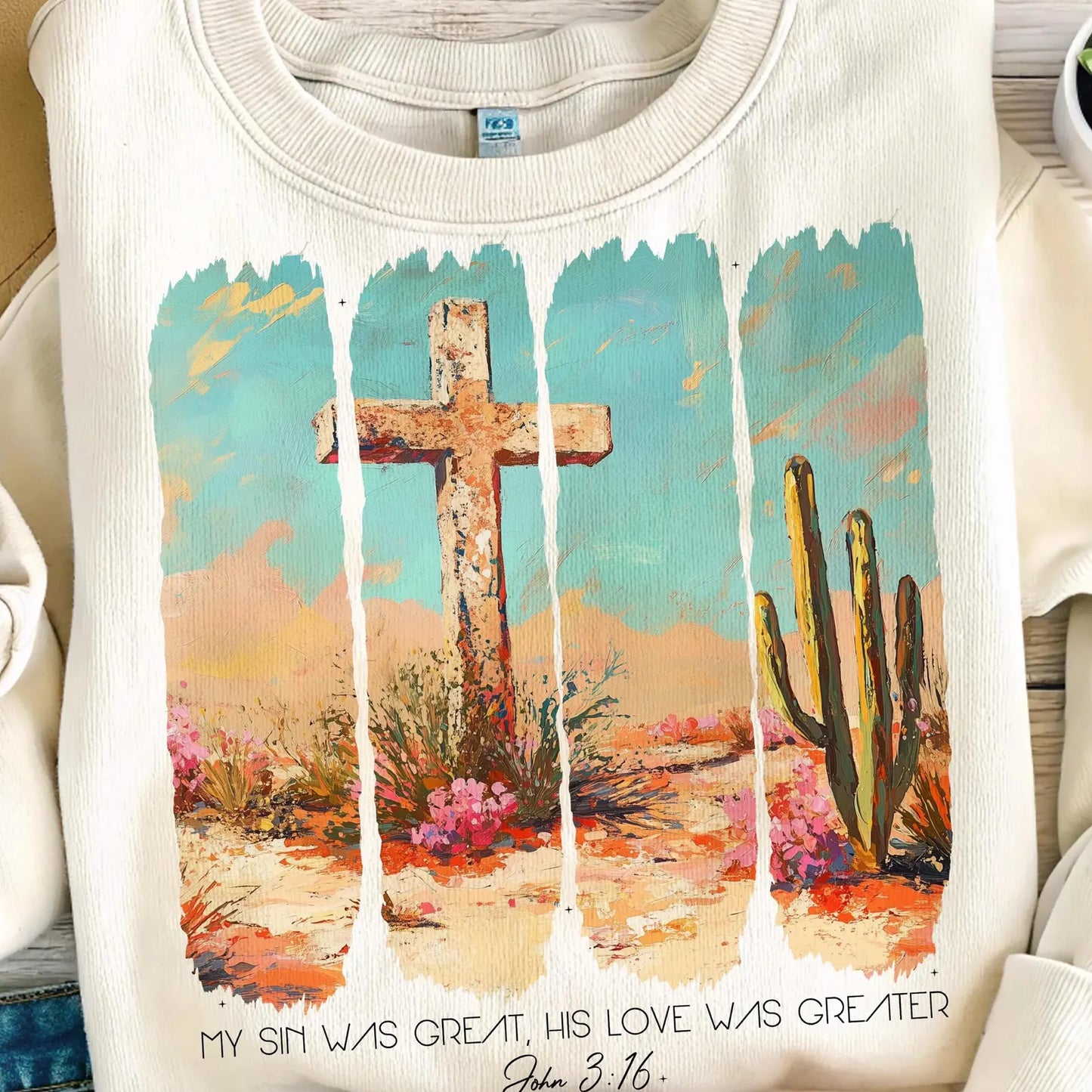 MY SIN WAS GREAT, HIS LOVE WAS GREATER