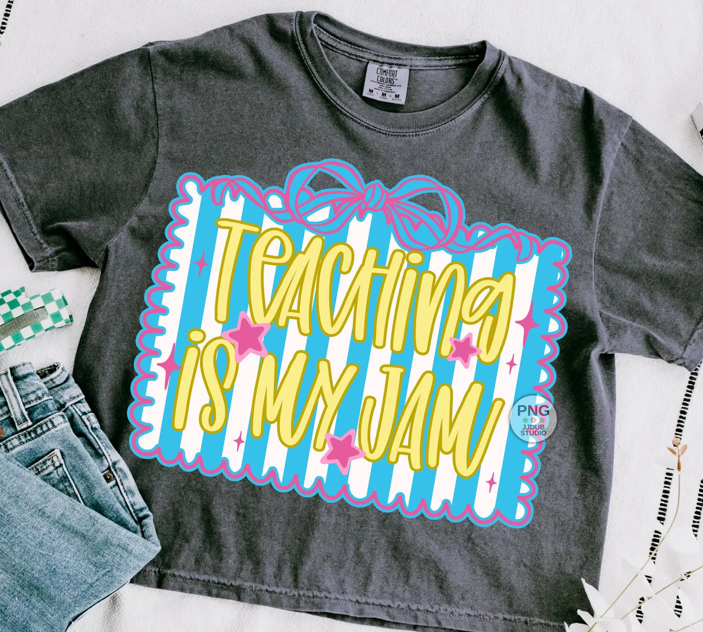 Teaching is My Jam- Yellow
