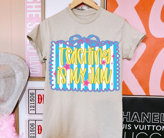 Teaching is My Jam- Yellow