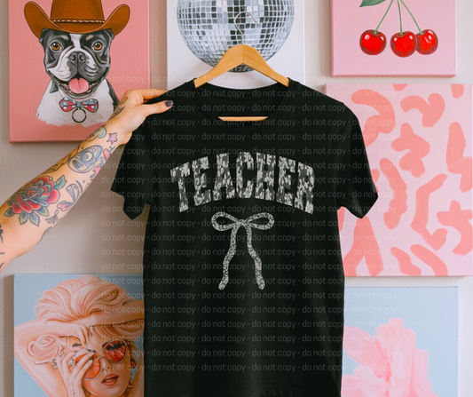 Teacher Lace Bow