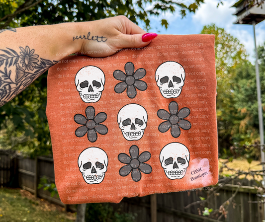 Skeleton & Flowers