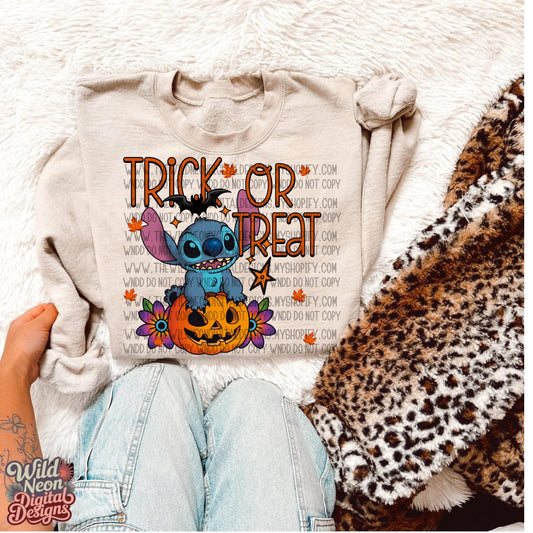 Trick OR Treat-Blue