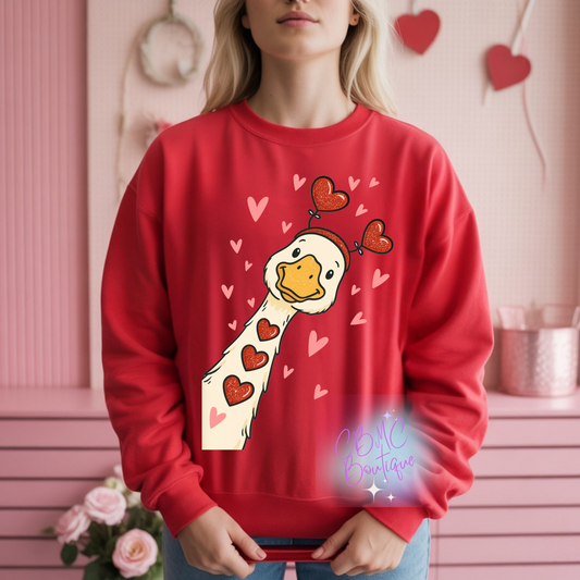 Valentines Goose- DTF Transfer