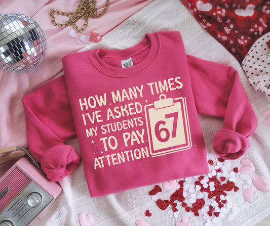 Asked My Students To Pay Attention