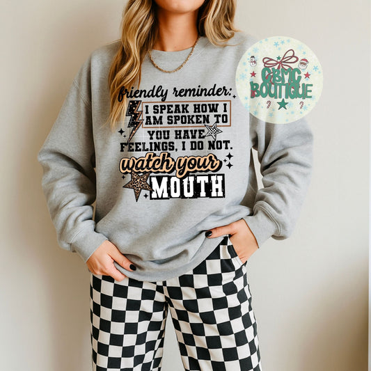 I Speak How I Am Spoken To