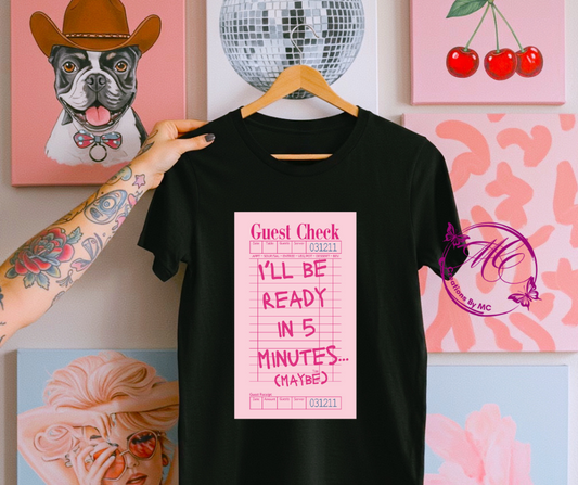 Guest Check- Ready in 5 Minutes
