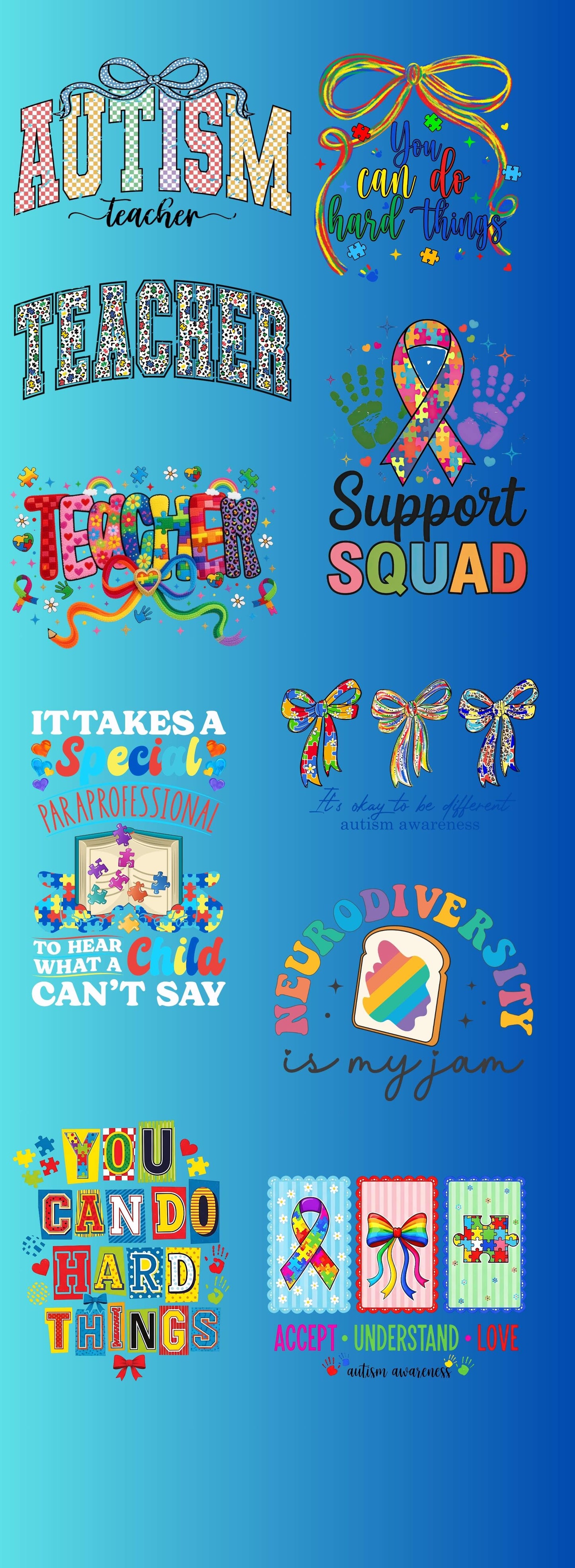 Austins Awarness DTF Bundle