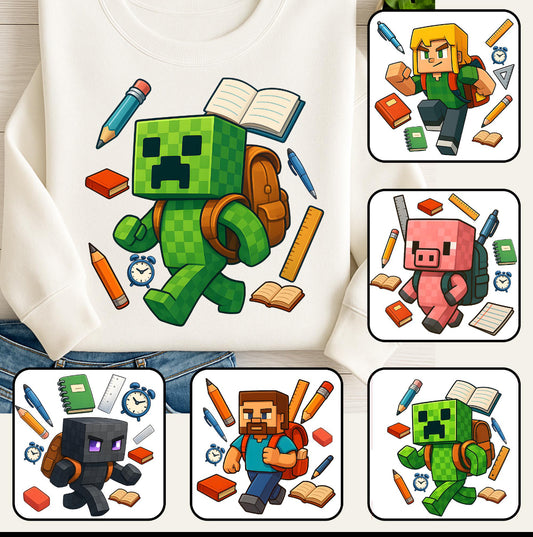 Gamer Kids School Design-Youth Size