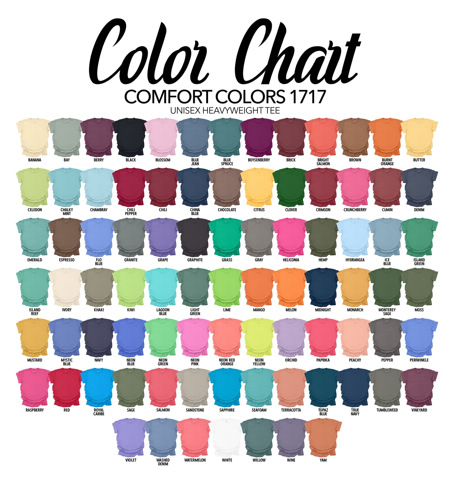 2 for $33  Comfort Color T-shirts