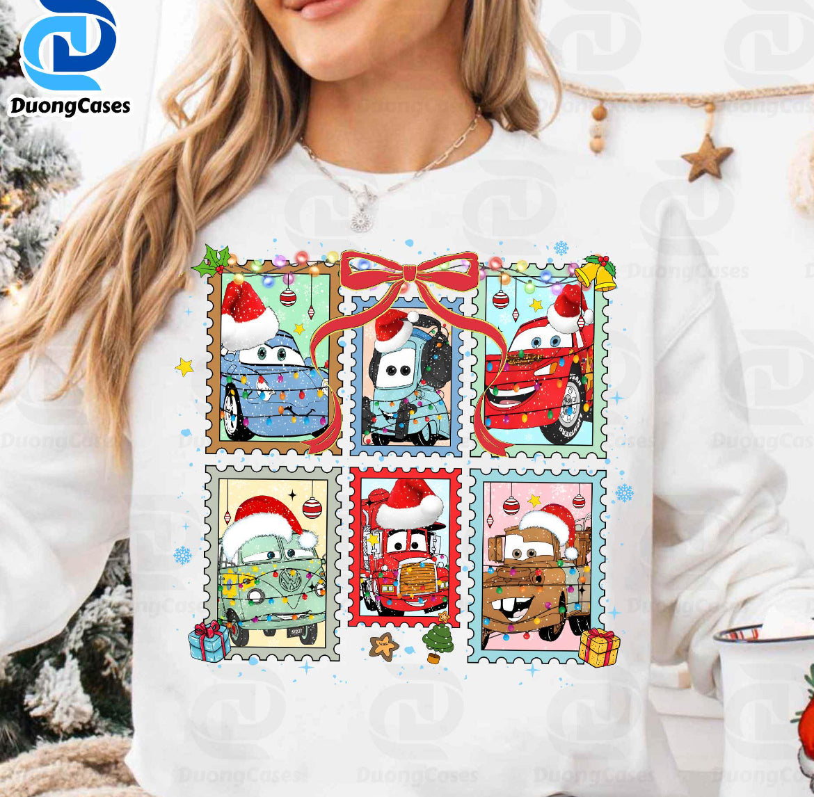 Cars Christmas Stamps