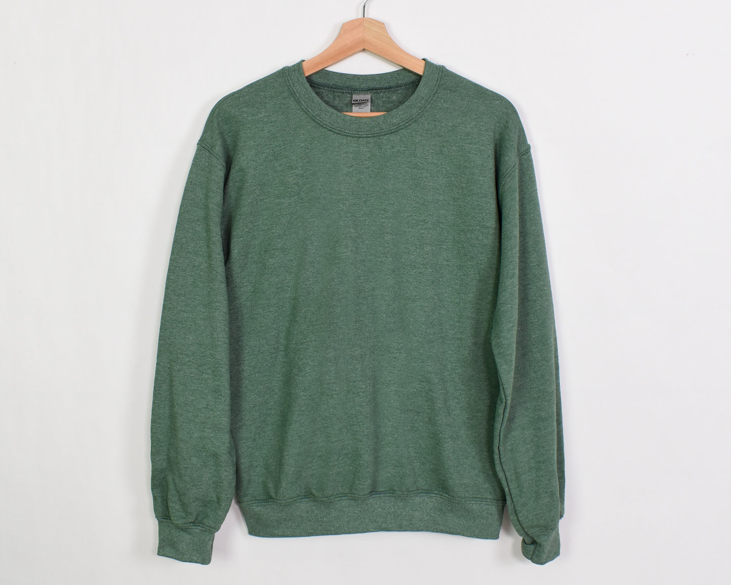 Heather Sport Dark Green Gildan Sweatshirt