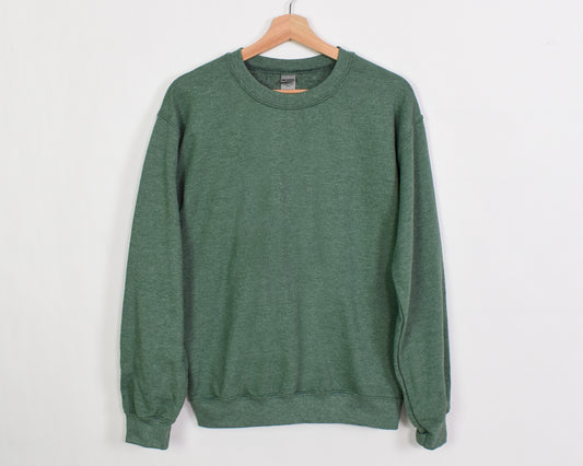 Heather Sport Dark Green Gildan Sweatshirt