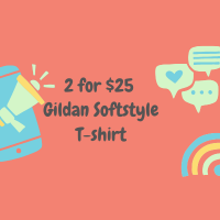 2 for $25 Gildan Softstyle