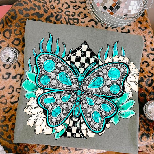 Turquoise Butterfly
