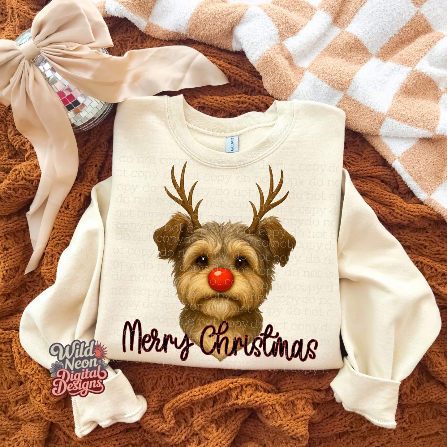 Christmas Reindeer Dog