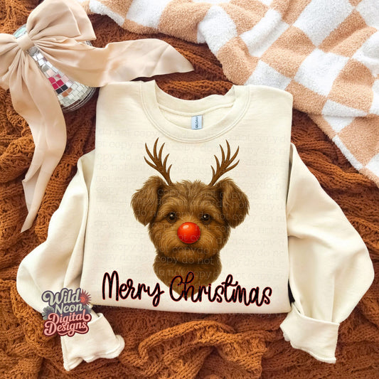 Christmas Reindeer Dog