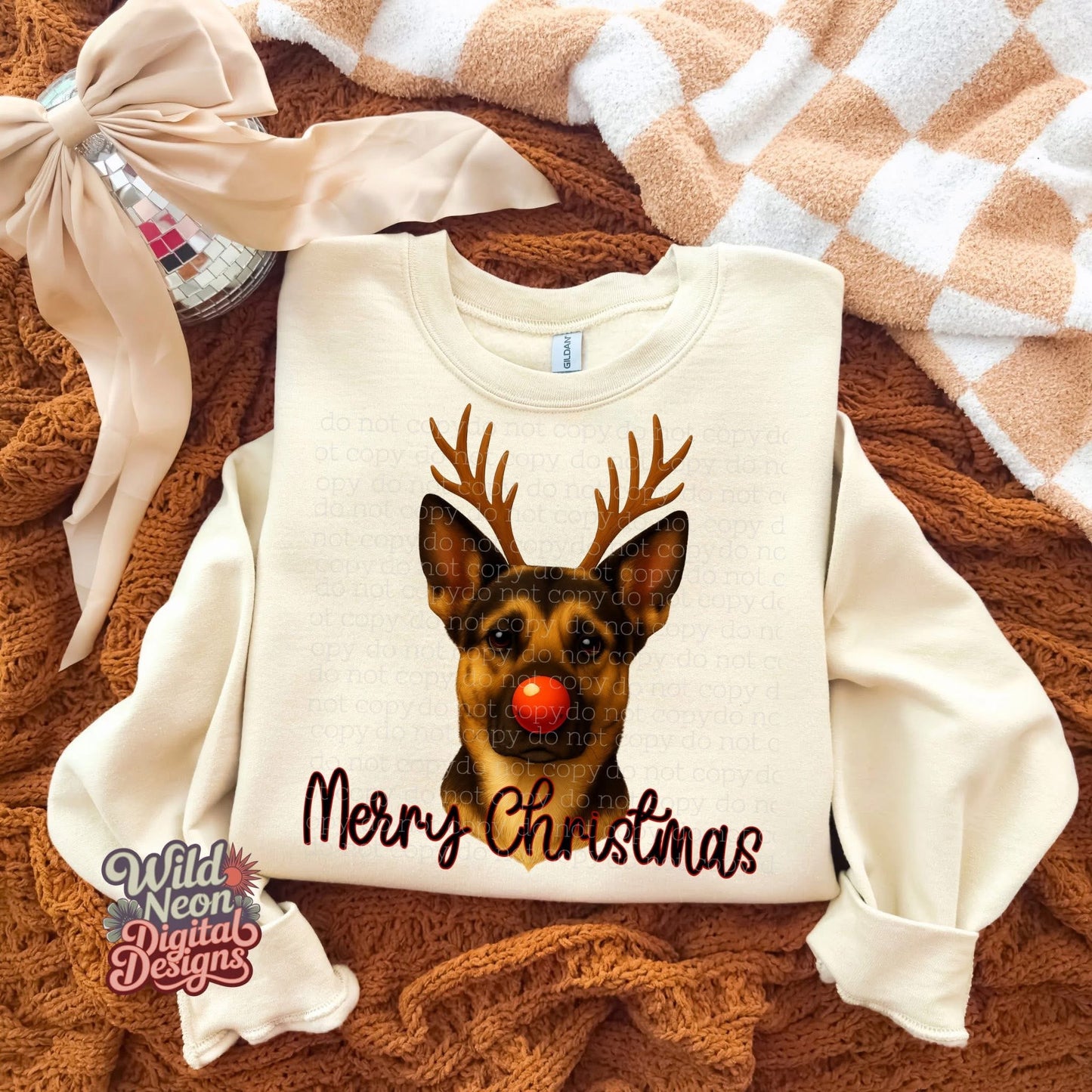 Christmas Reindeer Dog