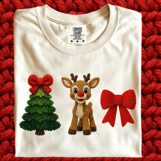 Faux Yarn Christmas Design