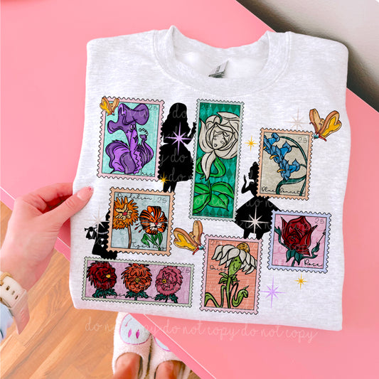 Flower stamps