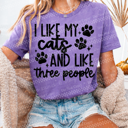I like My Cat and Like Three People