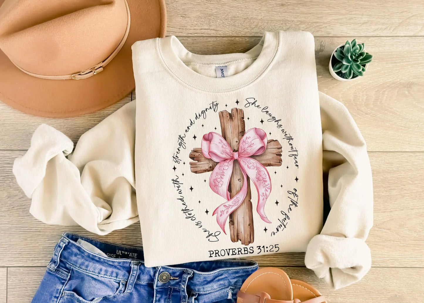 She Is Bible Verse Design