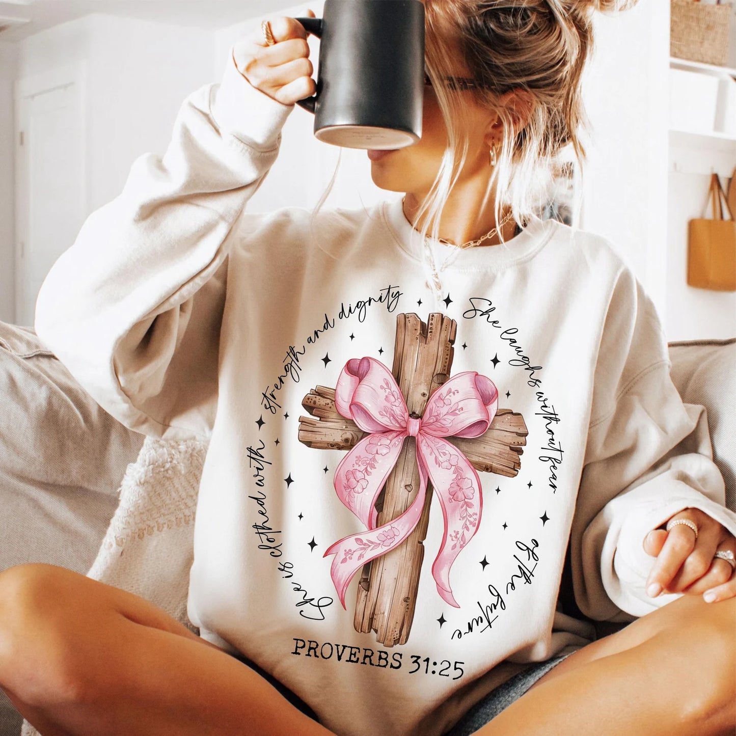 She Is Bible Verse Design