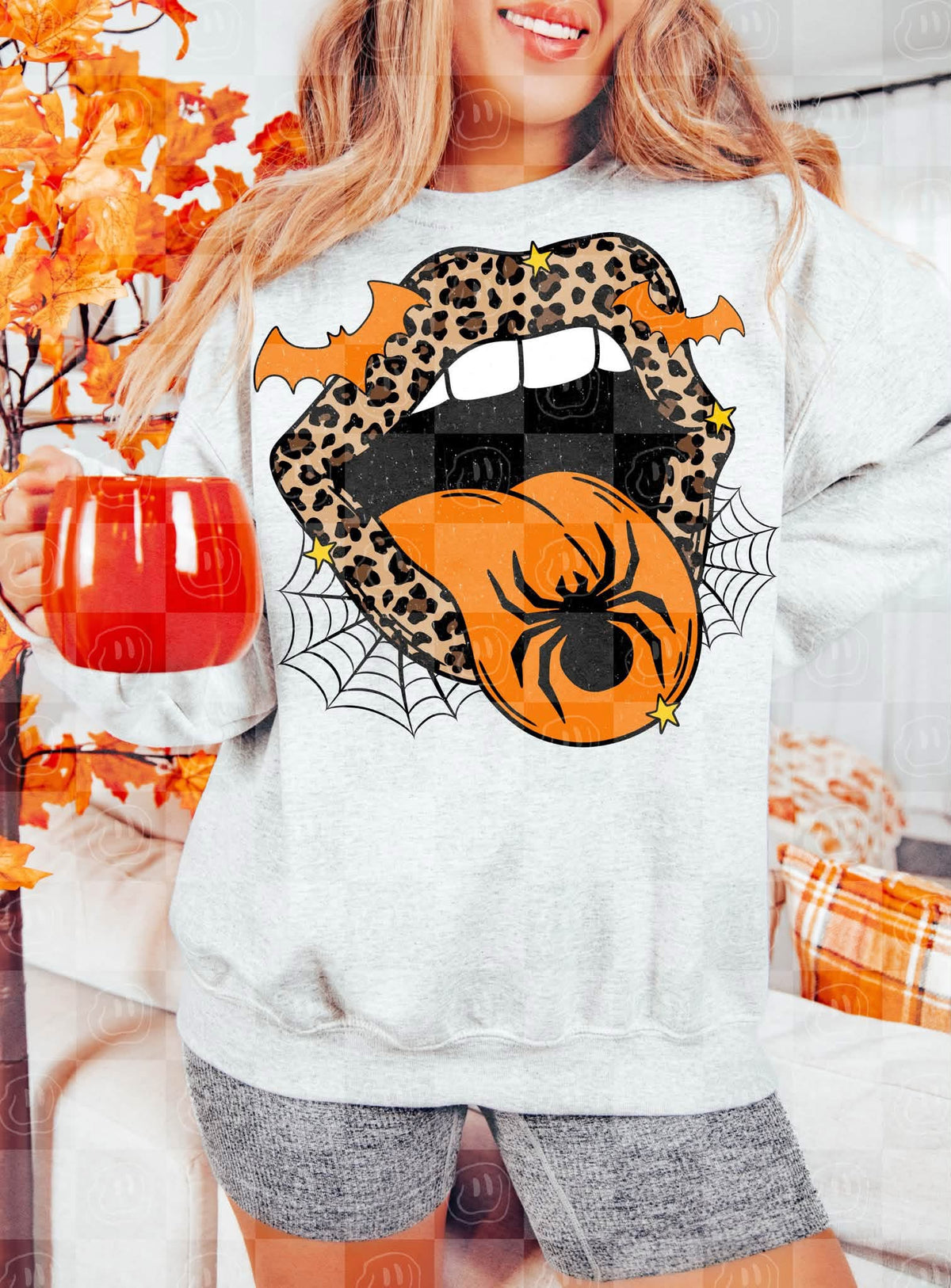 Leopard Lips Halloween DTF Transfer #252